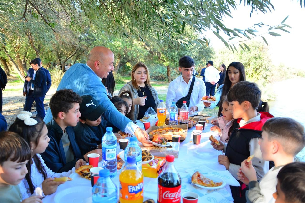 Ağtafada şəhid övladları üçün ekskursiya təşkil olunub - FOTOLAR